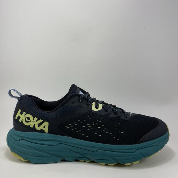 Hoka One One Challenger ATR 6 Mens Size 10.5 Black Thyme/ Blue Kayak Athletic